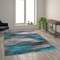 Flash Furniture Turquoise 6' x 9' Abstract Design Accent Area Rug ACD-RG1100-69-TQ-GG - alternate 3